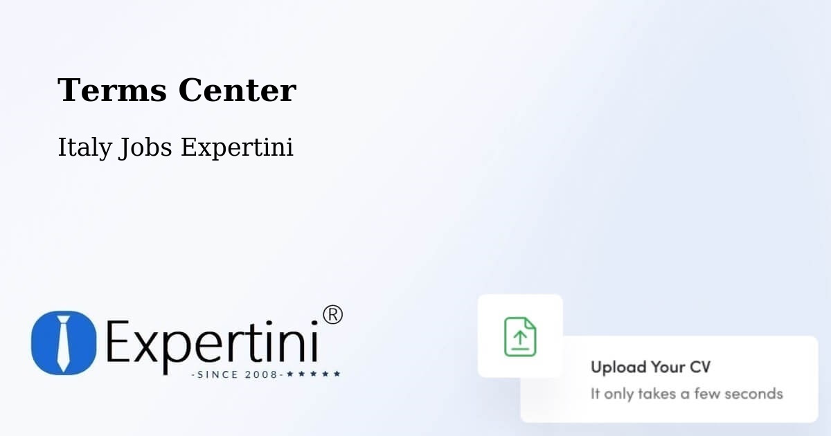 Terms of Service – Gallicano - Italy Jobs Expertini